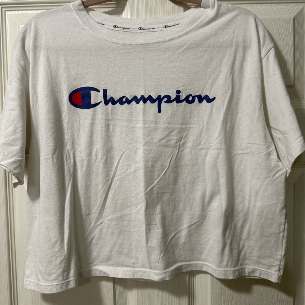 Champion Classic White Athletic Tee